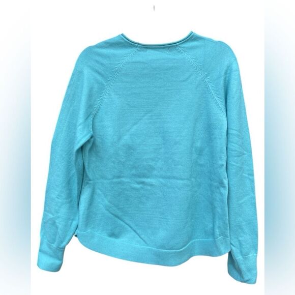 ZESICA Blue Sweater Shirt Long Sleeve super Soft pullover Small - Picture 2 of 4
